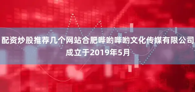 配资炒股推荐几个网站合肥哔哟哔哟文化传媒有限公司成立于2019年5月